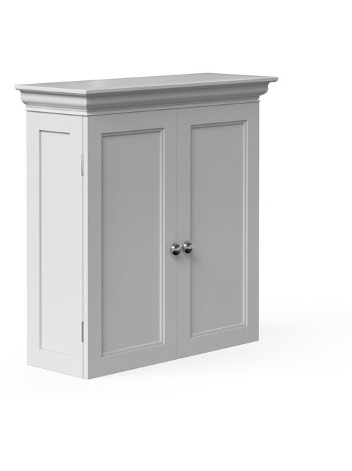 Armoire murale salle de bain, étagères réglables, 61cm - Kiabi