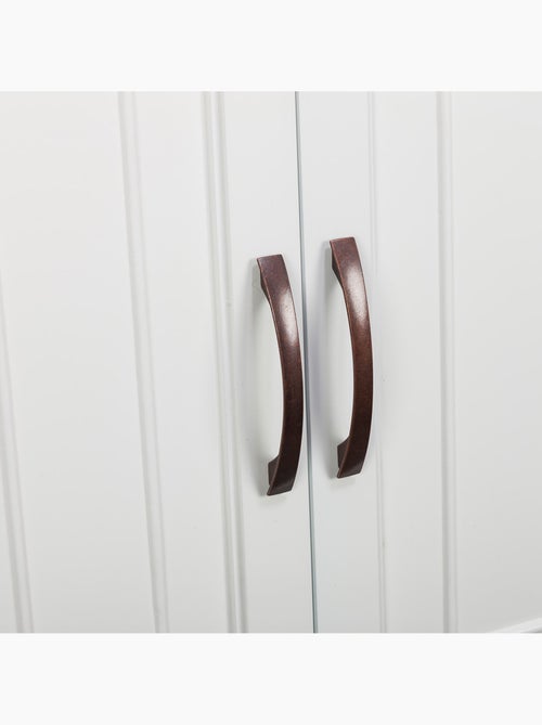 Armoire murale salle de bain, étagères réglables, 64cm - Kiabi