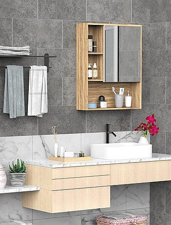 Armoire murale salle de bain miroir