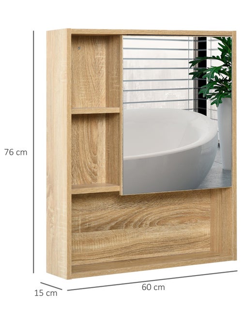 Armoire murale salle de bain miroir - Kiabi Armoire murale salle de bain miroir - Kiabi