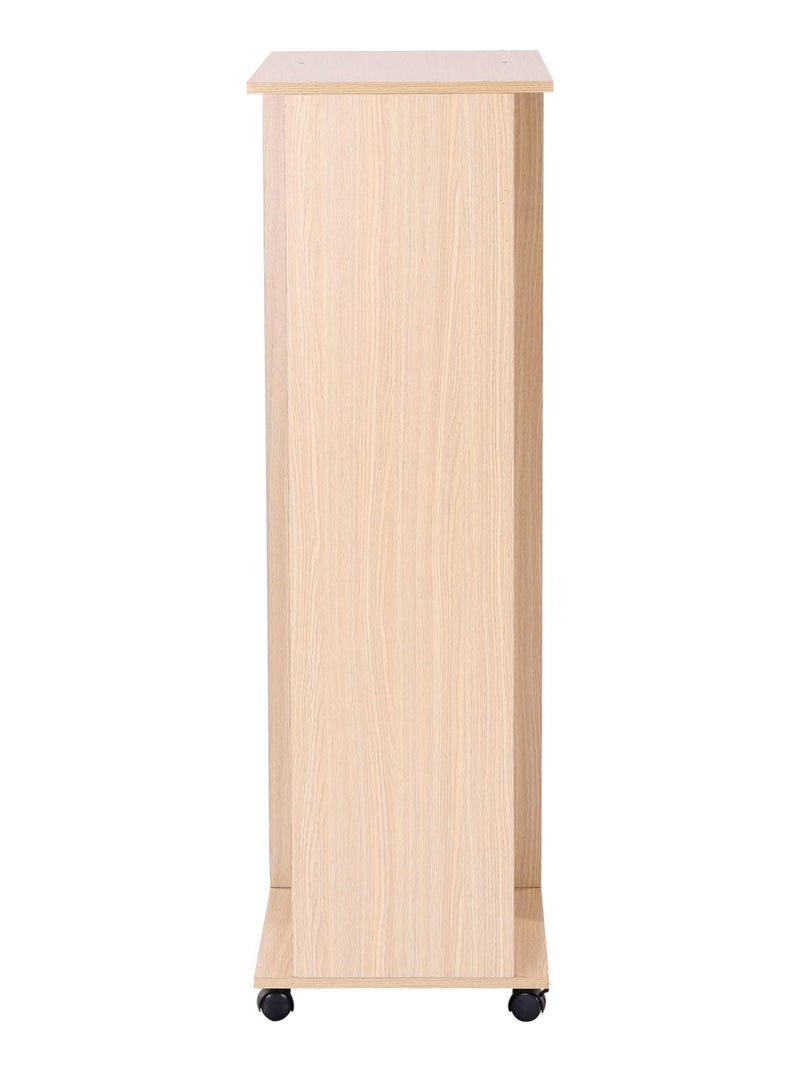 Armoire penderie de rangement bois Beige - Kiabi
