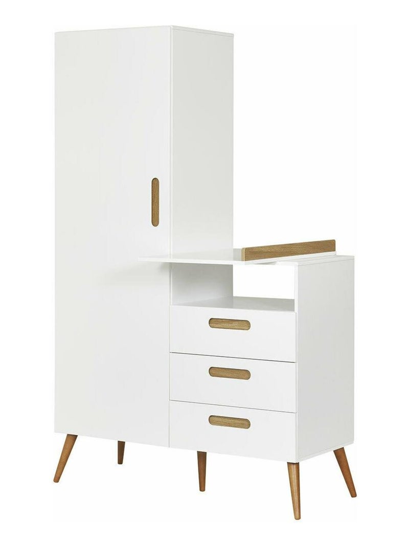 Armoire Zahia - AKITEN RETAIL Blanc - Kiabi