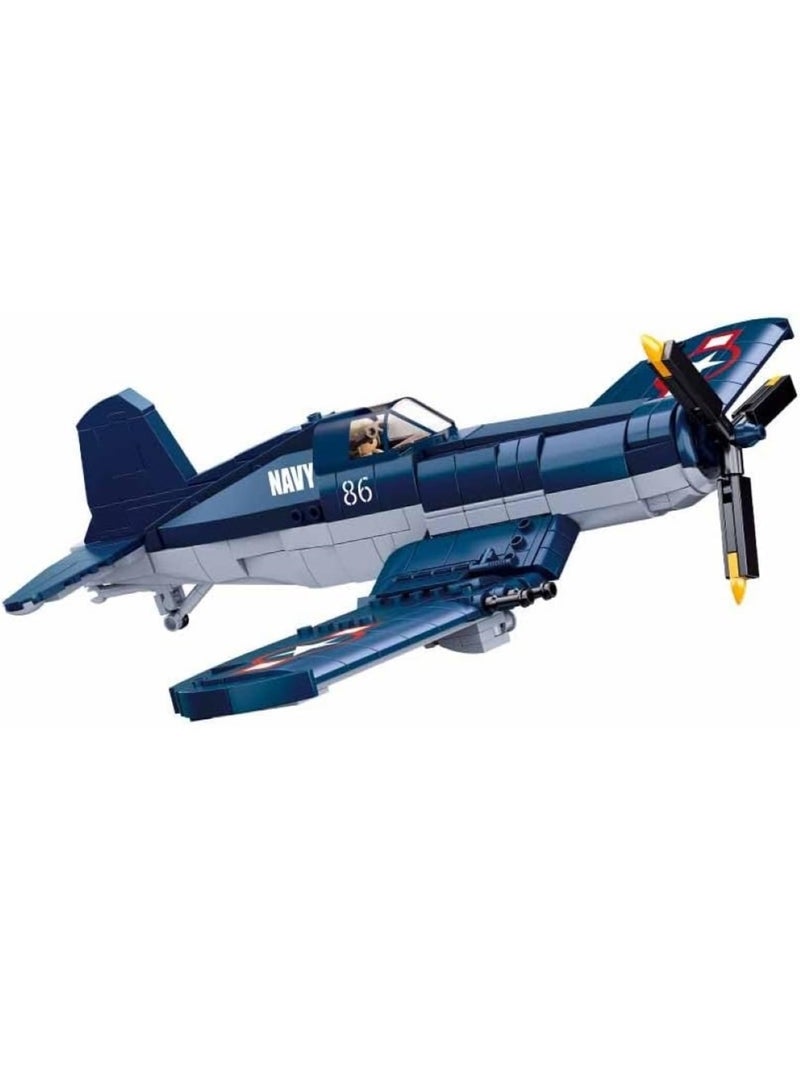 Army WWII - Avion Chasseur F4U Bleu - Kiabi