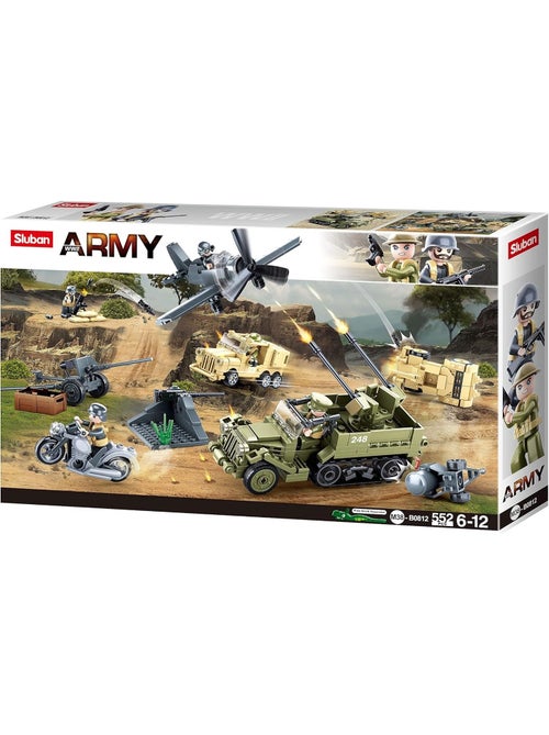 Army WWII - La bataille 552 pièces - Kiabi