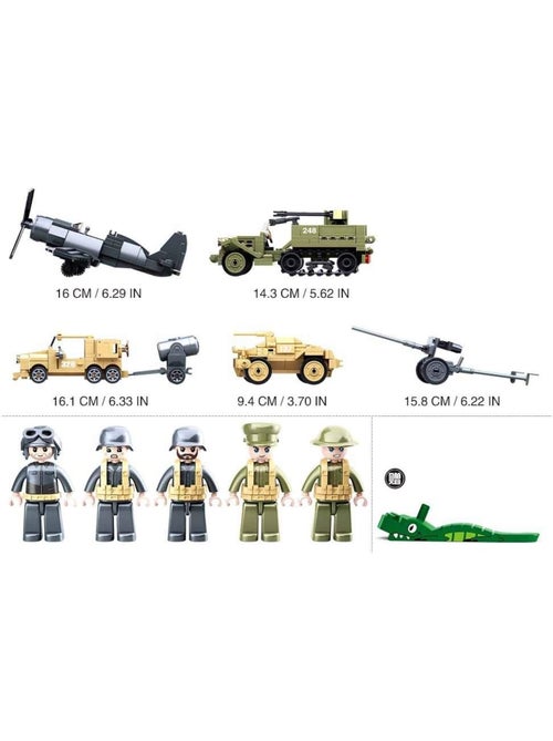Army WWII - La bataille 552 pièces - Kiabi