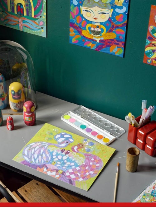 Art au numéro Gouaches - Kiabi Art au numéro Gouaches - Kiabi