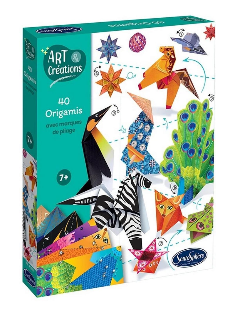 Art & Créations : Kit Origami Bleu turquoise - Kiabi