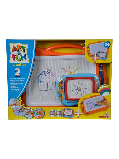 Art et Fun - 2 tableaux de peinture - Kiabi Art et Fun - 2 tableaux de peinture - Kiabi