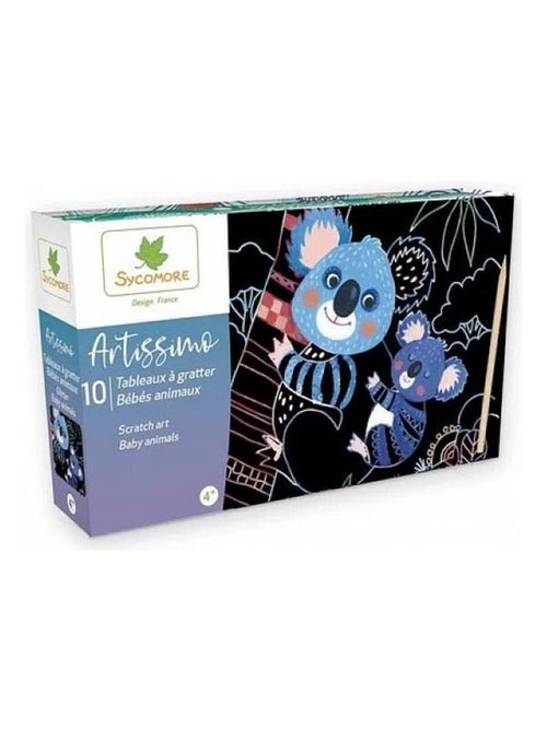 Artissimo - Carnet de Grattage pour Bébés Animaux Créatifs - Kiabi