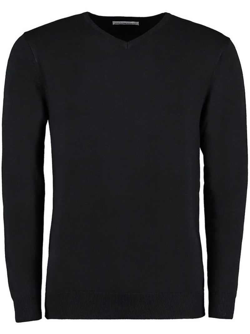 Arundel pull à col en v - kustom kit Noir - Kiabi