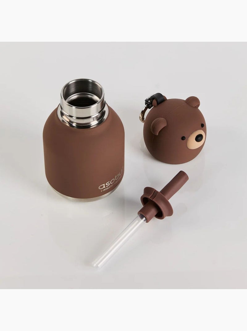 Asobu - mini gourde isotherme bestie Marron - Kiabi