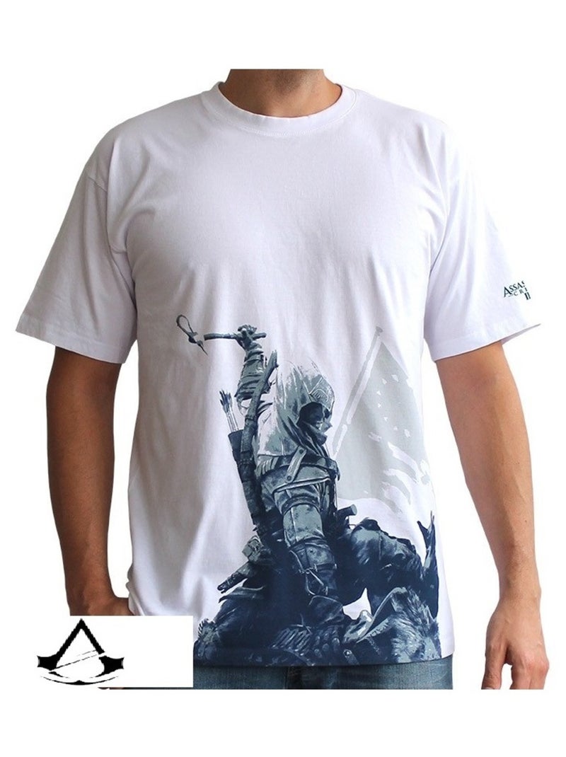 ASSASSIN'S CREED T-shirt Connor a genoux Blanc - Kiabi