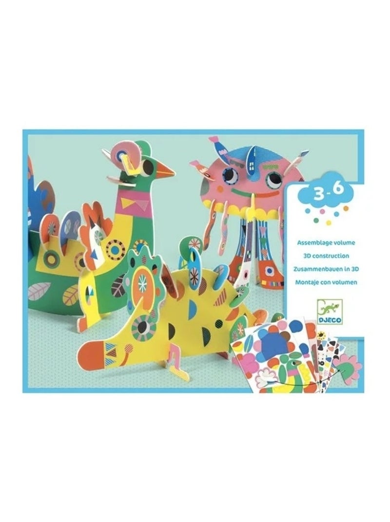 Assemblage Volume Animaux 3D N/A - Kiabi