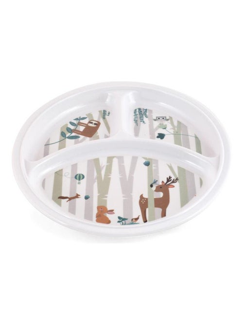 Assiette 3 compartiments Mill'O Bébé - Kiabi