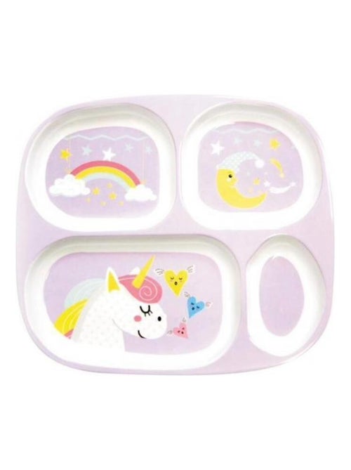 Assiette 4 compartiments Mill'O Bébé - Kiabi
