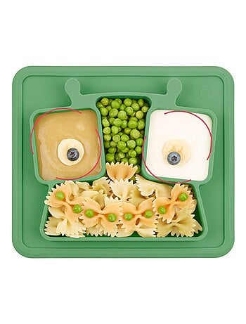 Assiette à compartiments antidérapante en silicone 'Badabulle'