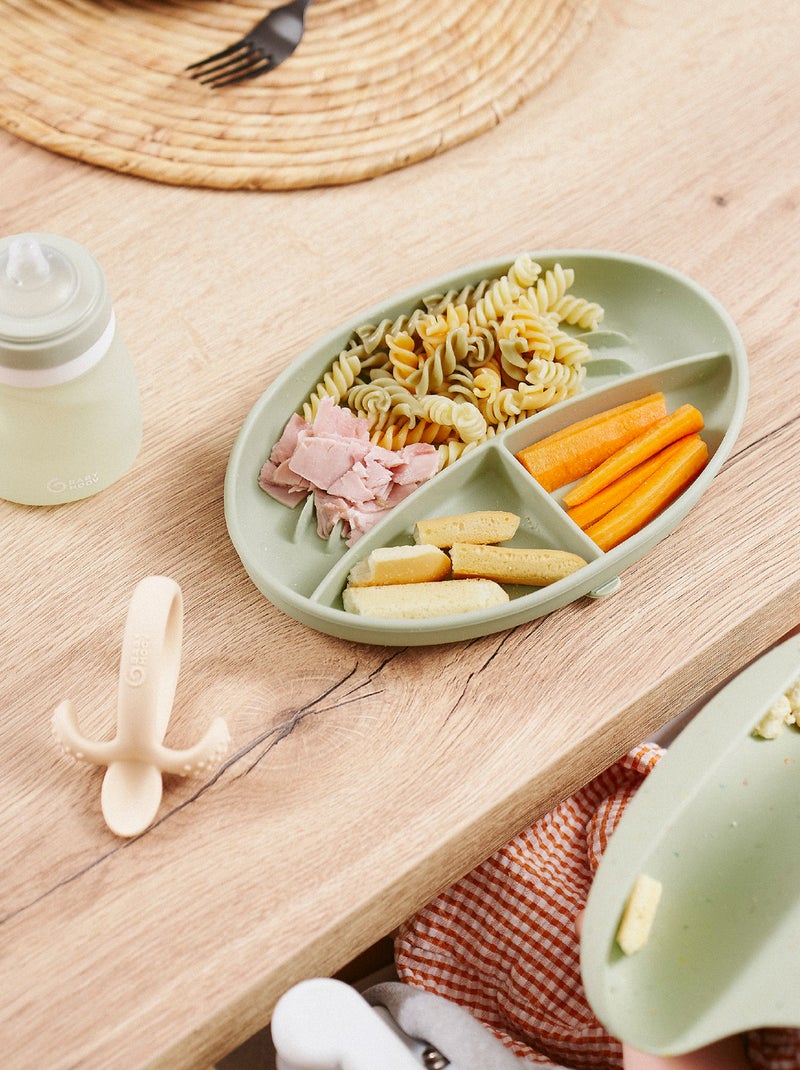 Assiette à compartiments 'Babymoov' Vert - Kiabi
