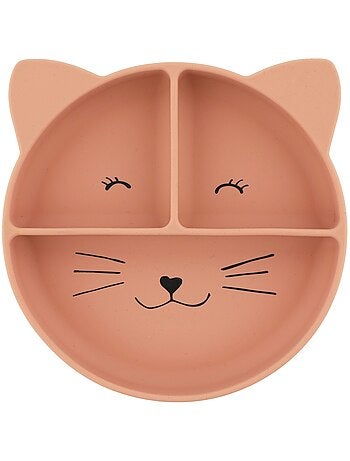 Assiette à compartiments en silicone