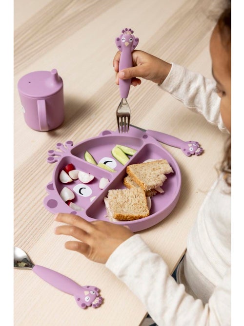 Assiette à compartiments en silicone - Kiabi