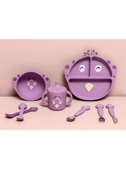 Assiette à compartiments en silicone - Kiabi