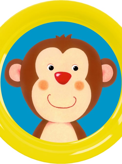 Assiette Affe - Petits coquins effrontés - Kiabi