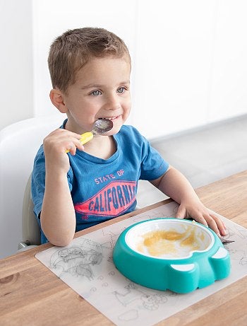 Assiette antidérapante 'Badabulle'