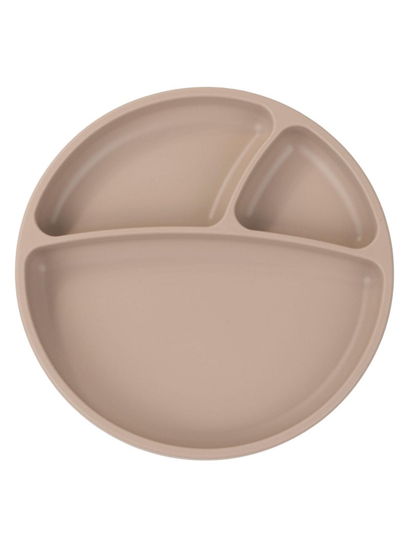 Assiette bébé à ventouse en silicone Minikoioi Beige clair - Kiabi