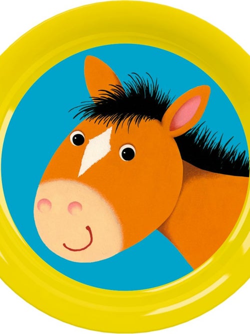 Assiette cheval - coquins effrontés - Kiabi