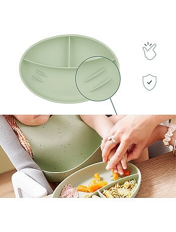 Assiette compartimentee green 'Babymoov'