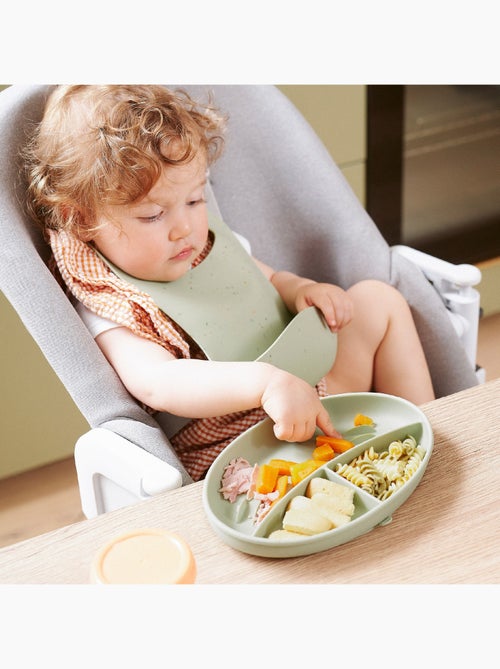 Assiette compartimentee green 'Babymoov' - Kiabi