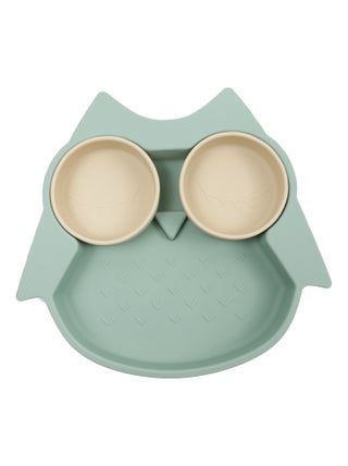 Assiette Compartimentée Hibou Elia