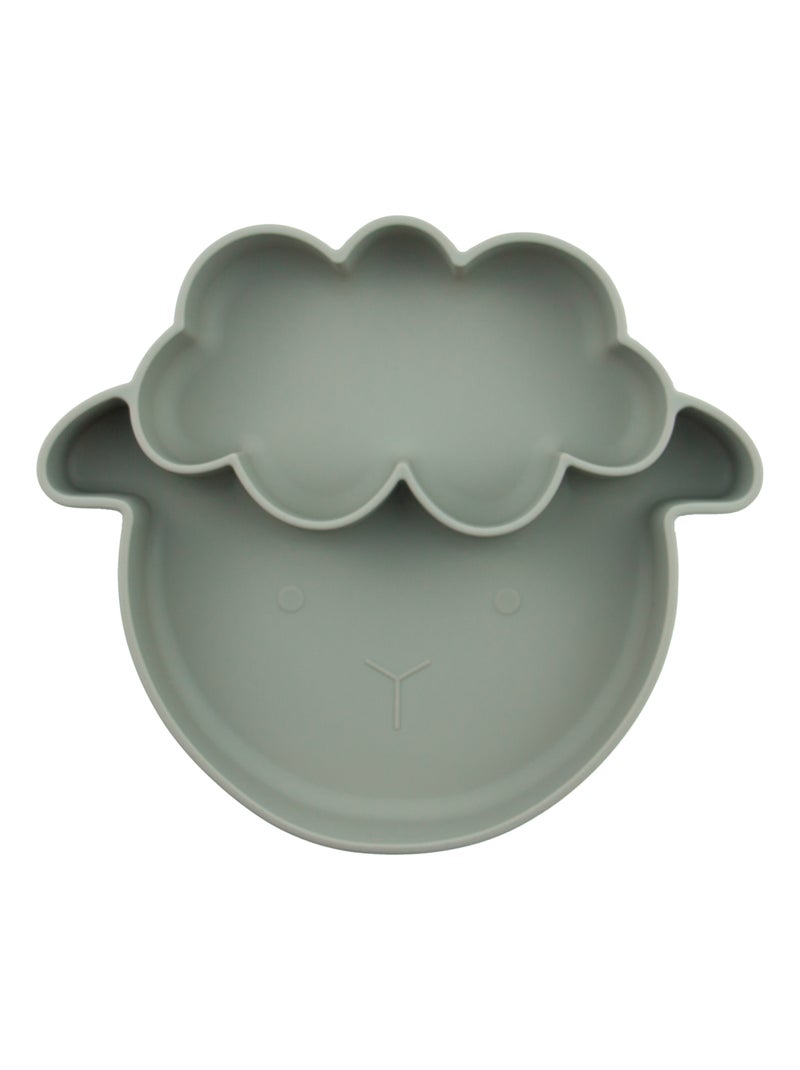 Assiette Compartimentée Mouton Kaki - Kiabi
