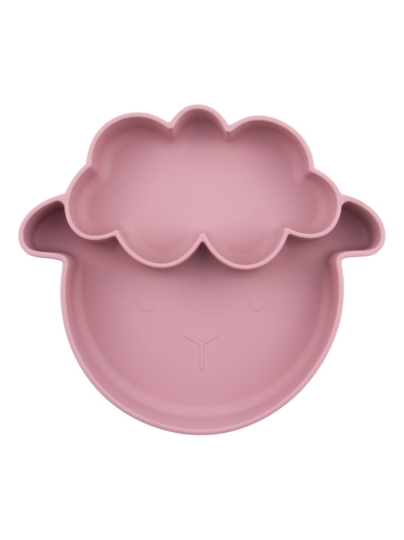Assiette Compartimentée Mouton Rose - Kiabi