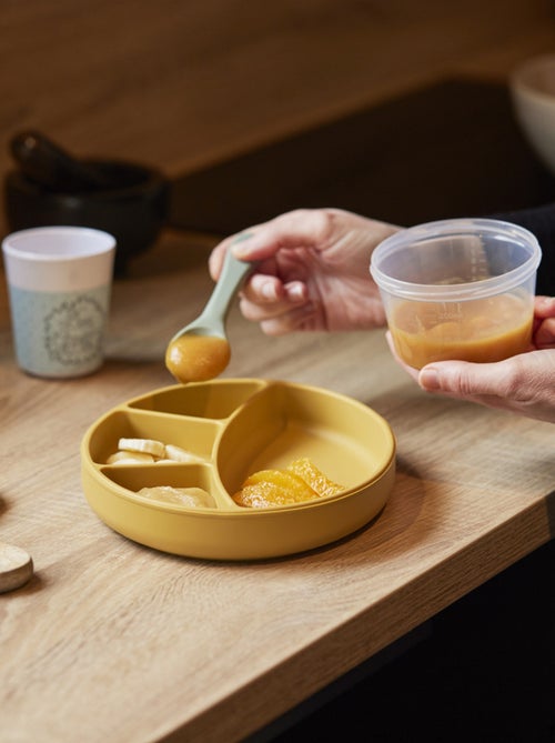 ASSIETTE COMPARTIMENTÉE SILICONE - Kiabi