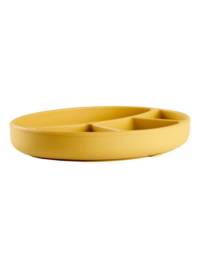 ASSIETTE COMPARTIMENTÉE SILICONE Jaune - Kiabi
