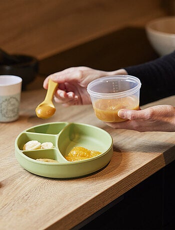 ASSIETTE COMPARTIMENTÉE SILICONE