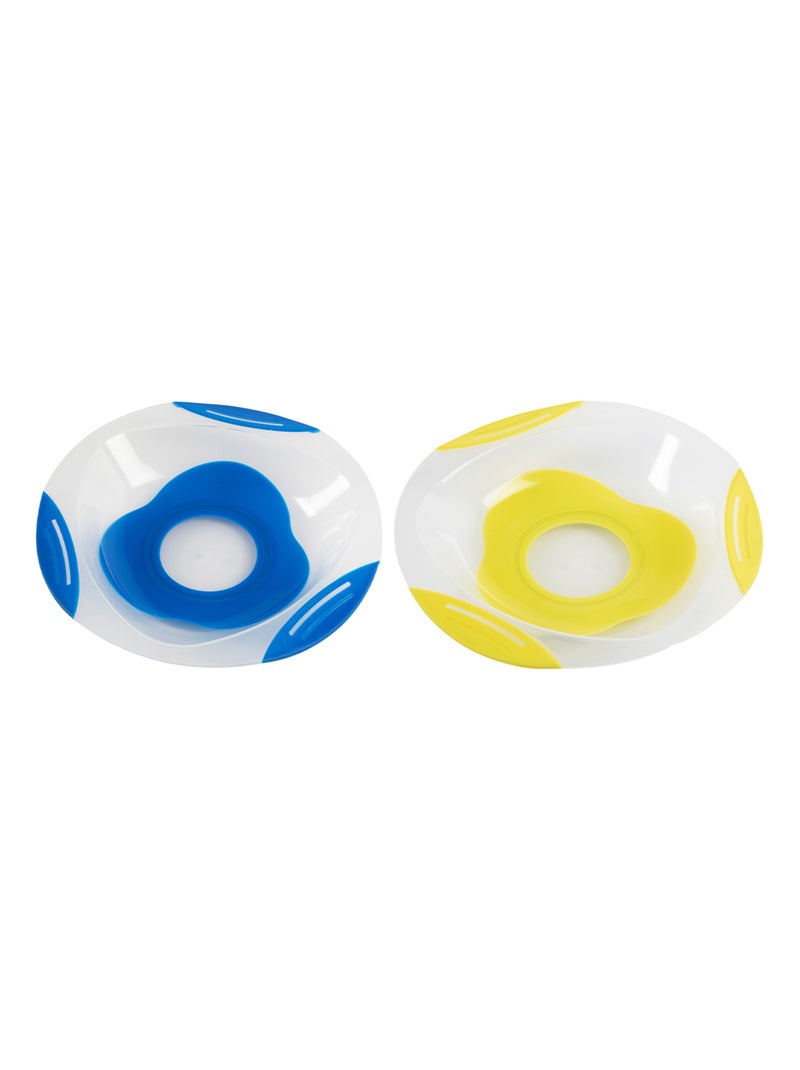 Assiette de nourriture-Poupy- pour bébé Jaune - Kiabi