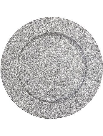 Assiette de présentation de Noël à paillettes VAASA