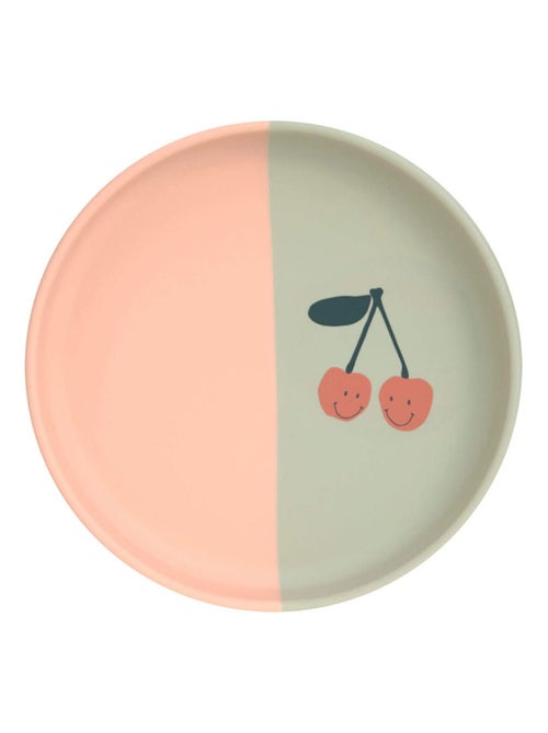 Assiette en silicone - Happy Fruits Cerise - Kiabi