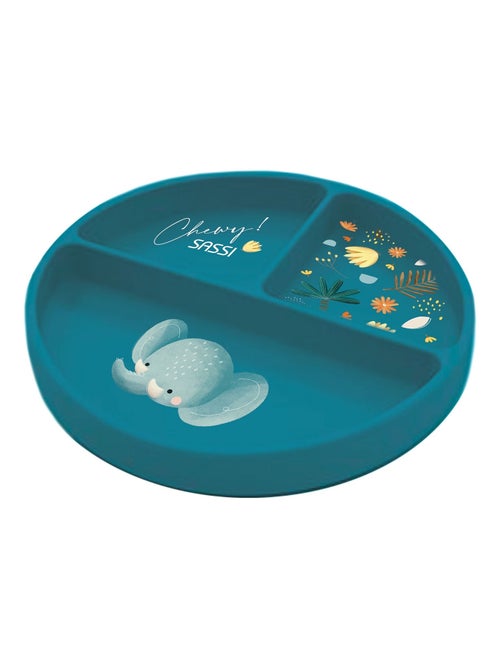 Assiette en silicone Chewy l'éléphant - Kiabi
