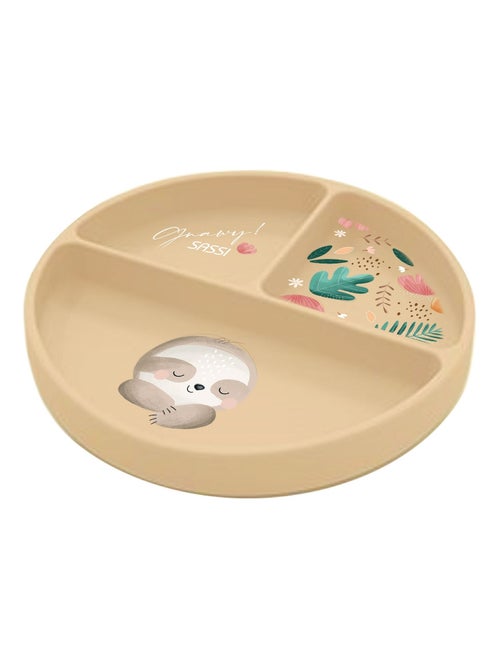 Assiette en silicone Gnawy le paresseux - Kiabi