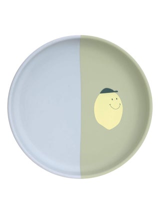 Assiette en silicone Happy Fruits