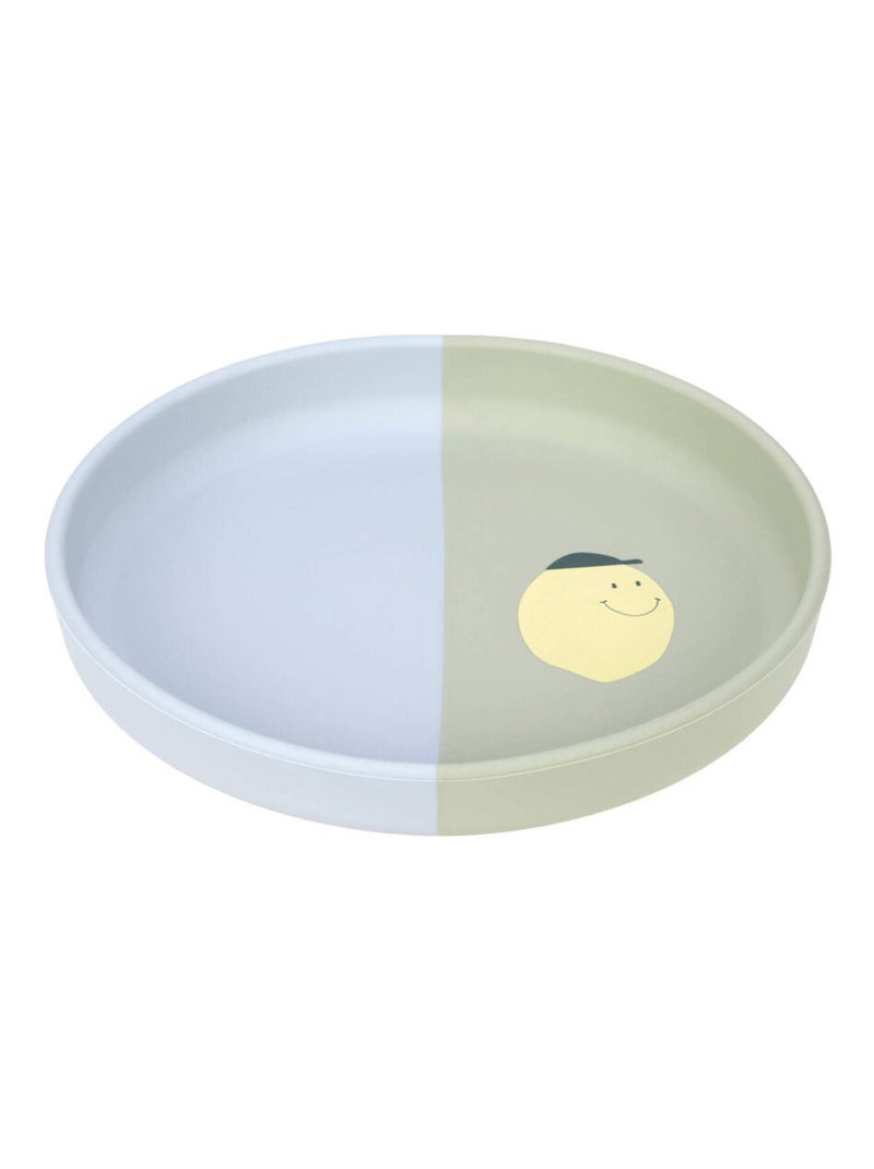 Assiette en silicone Happy Fruits Bleu - Kiabi