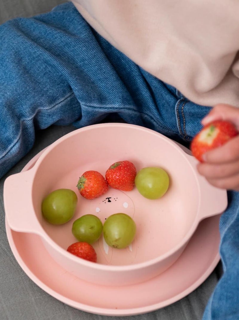 Assiette en silicone Mrs Rabbit Rose - Kiabi