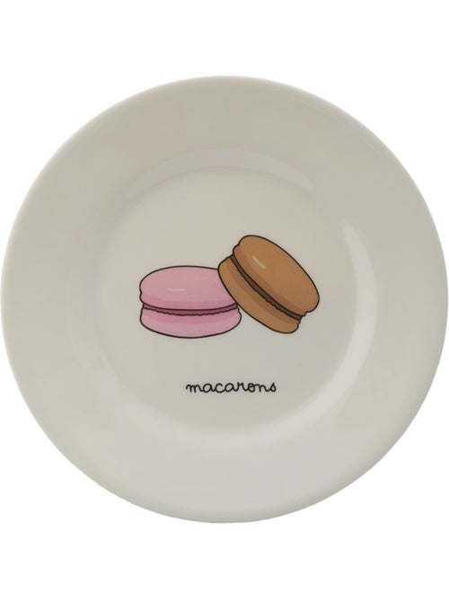 Assiette enfant avec macarons 20 cm - Kiabi