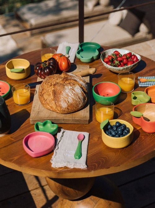 Assiette et sa cuillère Wally la Pastèque - Kiabi