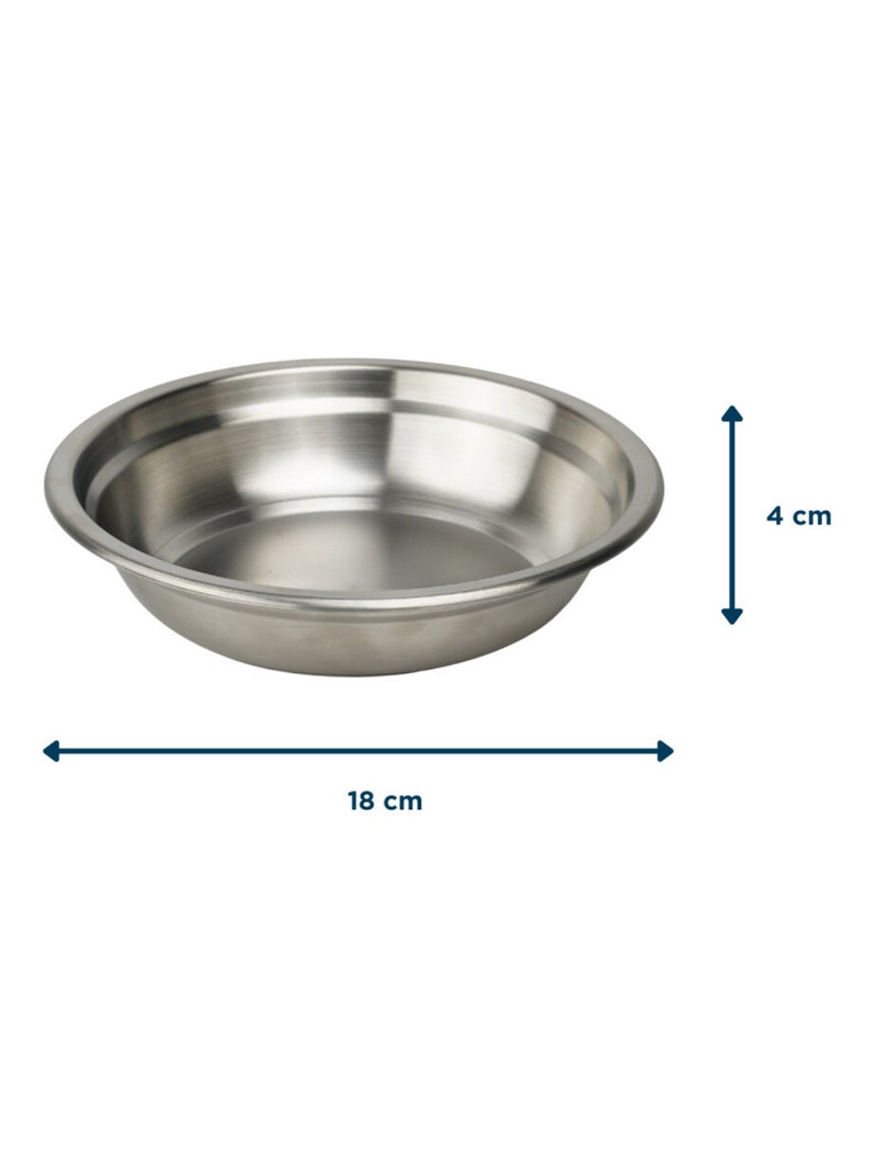 ASSIETTE INOX Gris - Kiabi
