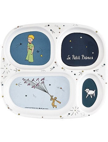 Assiette plateau à 4 compartiments le petit prince