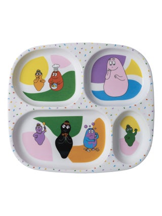 Assiette plateau à compartiments Barbapapa