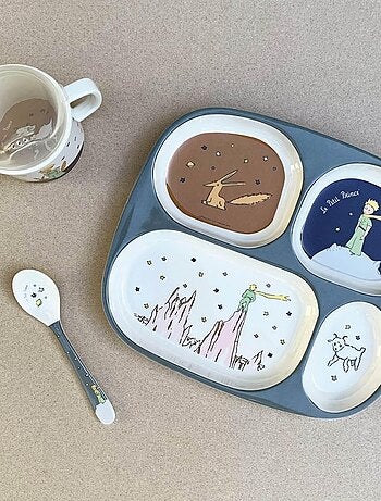 Assiette plateau à compartiments Le Petit Prince